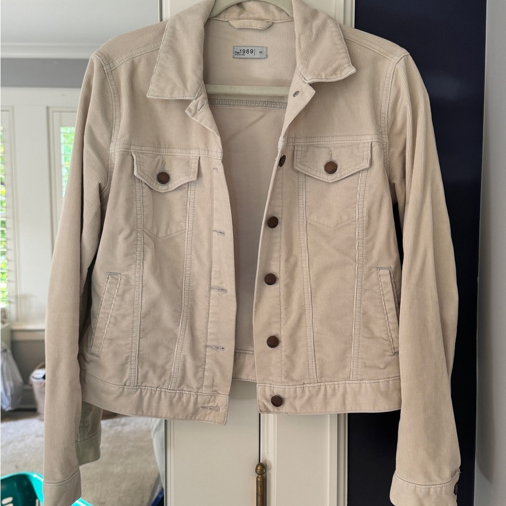 Gap 1969 Cream Corduroy Jacket
